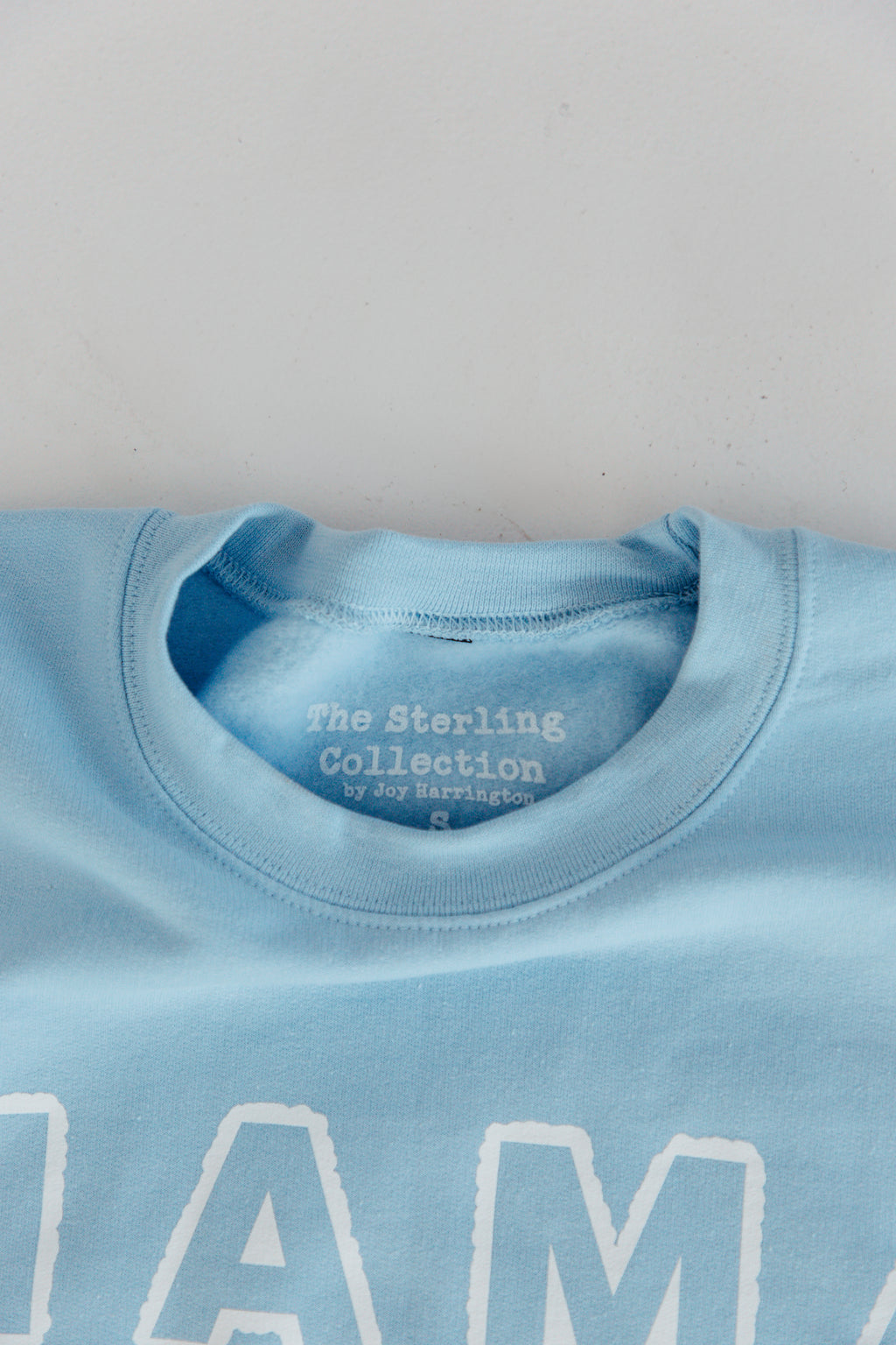 Mama To An Angel Sweatshirt - Light Blue