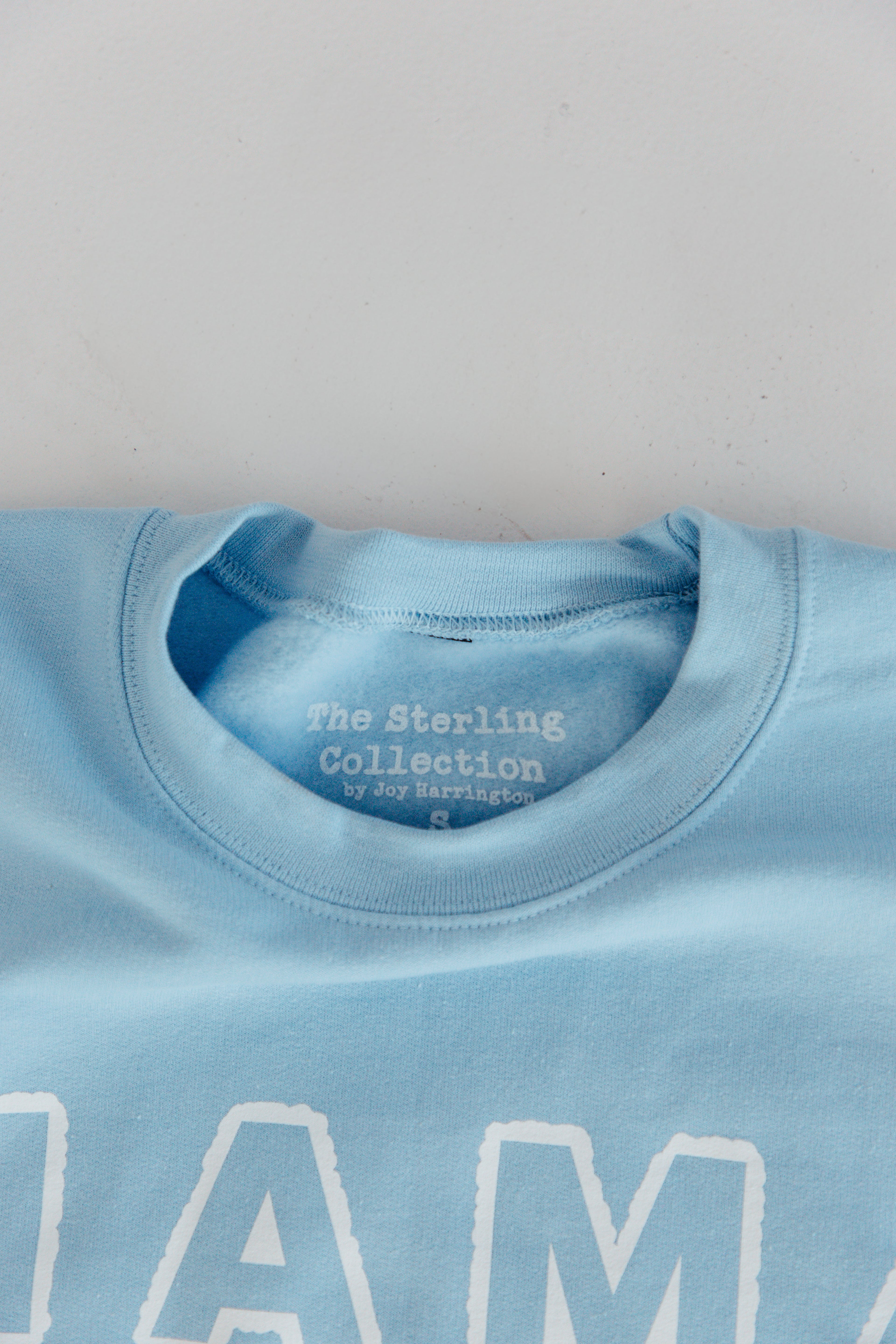 Mama To An Angel Sweatshirt - Light Blue